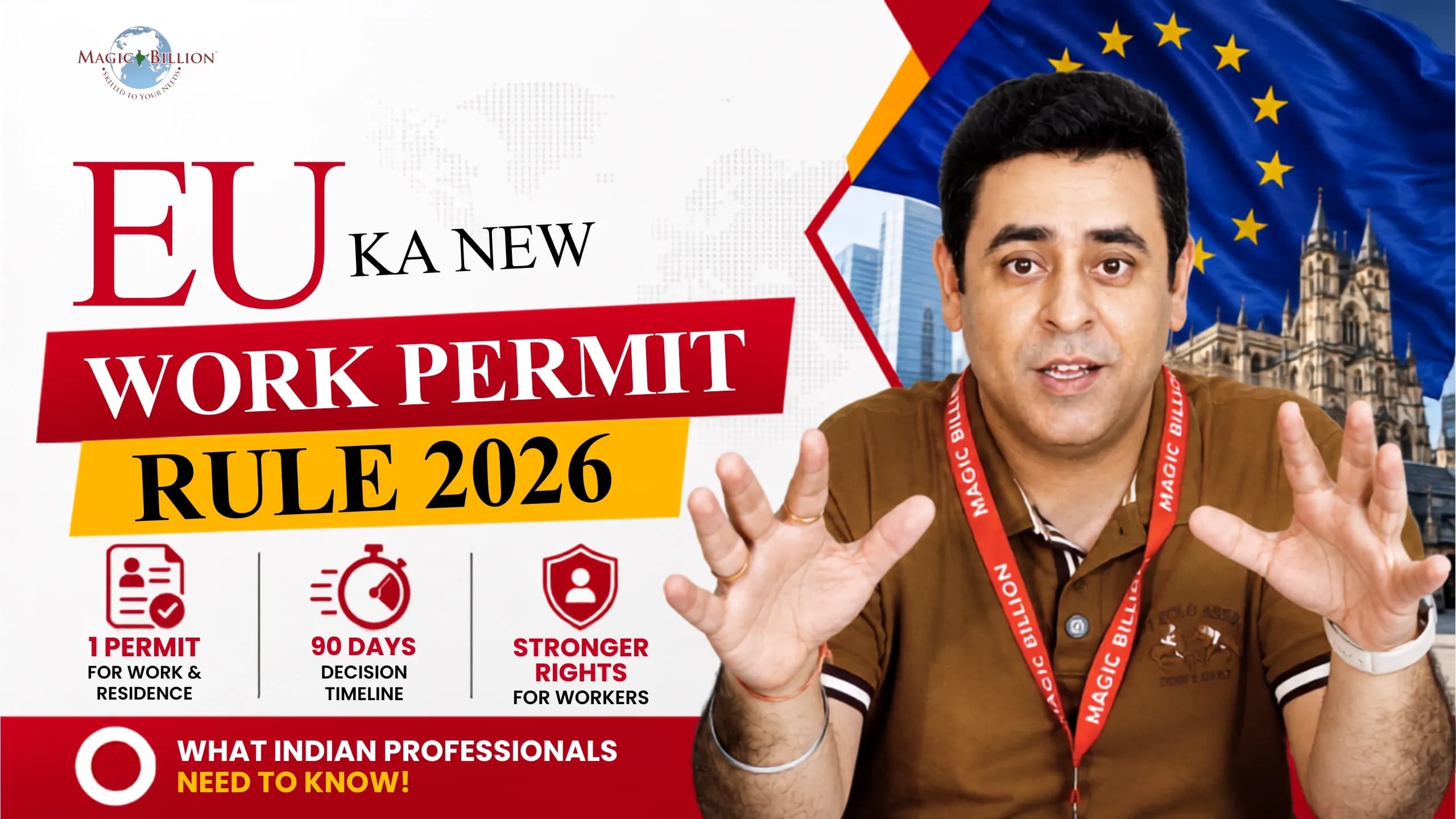 New EU Work Permit Rules 2026 for Indians | Single Permit Explained