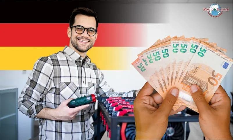 What is the salary for Mechatronics jobs in Germany per month?